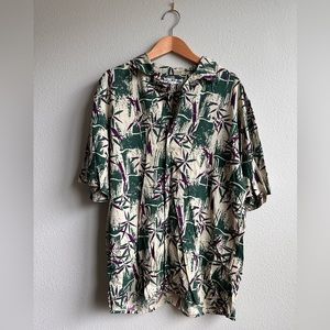 Relaxed oversized Shirt open colar